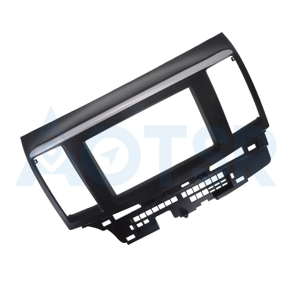 Двойной Din фасции для Mitsubishi Lancer X Galant Fortis 2007 Протон Inspira 2011 панель Dash монтажный комплект отделки лицевой рамы