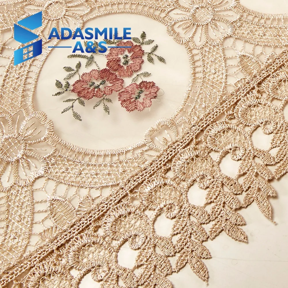 Adasmile горячая Распродажа кружевной Цветочный пасторальный полиэфирный