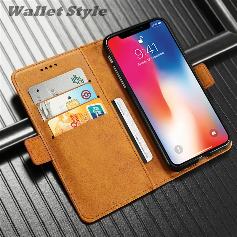 Классический кожаный чехол PDGB для Xiaomi Mi 5 6 8 5X 6X A1 A2 Mix 2 2s Note 3 Pro Redmi 7 6A Go 4X 4A книжка