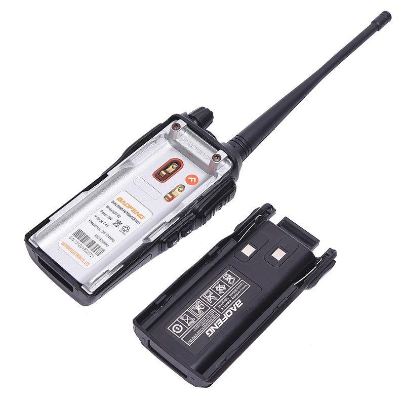 Портативная рация Baofeng UV-82 Dual PTT 5 Вт VHF UHF двухдиапазонный ручной трансивер