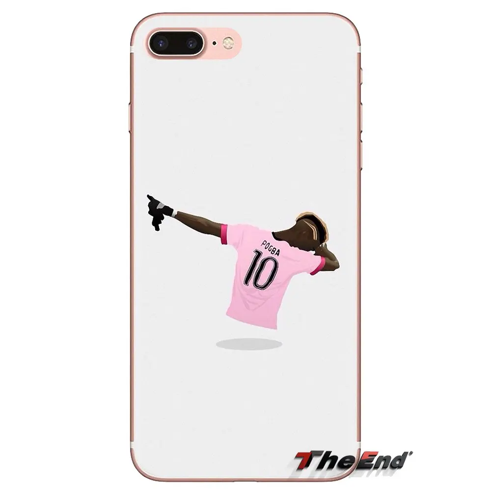 Soft Transparent Shell Covers For Xiaomi Redmi 4A S2 Note 3 3S 4 4X 5 Plus 6 7 6A Pro Pocophone F1 Paul Pogba |