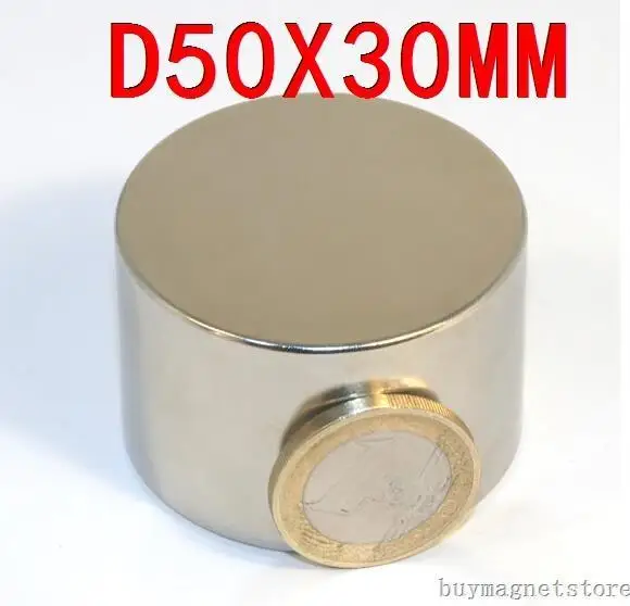 Ems 50*30 20 шт 50 мм x 30 большой неодимовый магнит N35 супер сильные магниты