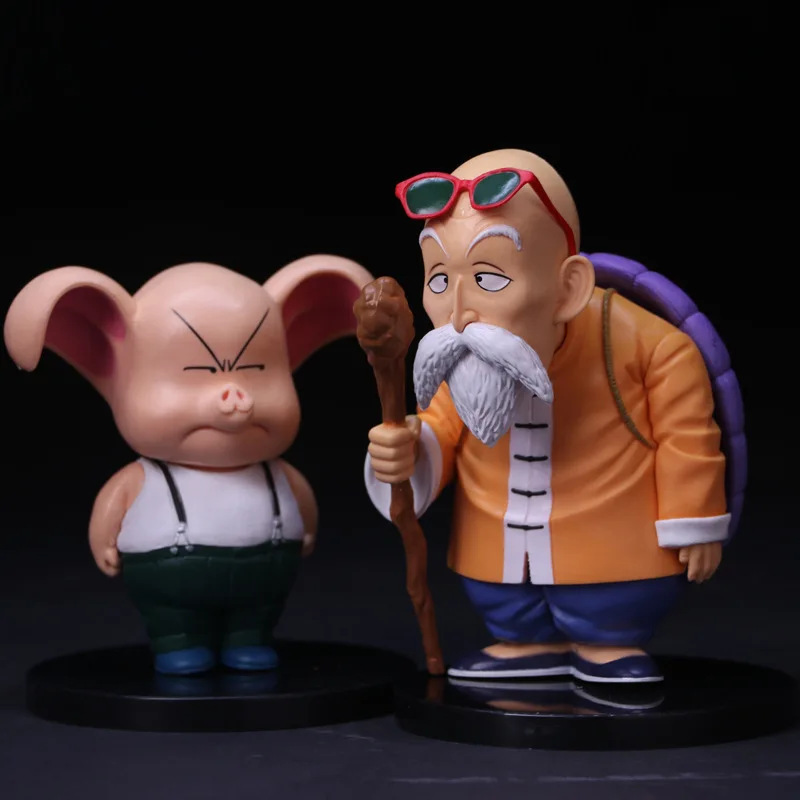 Аниме Dragon Ball Z Master Roshi Черепаха Улун свинка ПВХ Фигурки Модель игрушки куклы 1 шт. 12