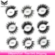 AMAOLASH 100 Pairs Eyelashes 3D Mink Lashes High Volume Soft Crisscross Eyelashe Extension Natural Long False Eyelashes Free DHL Other Image