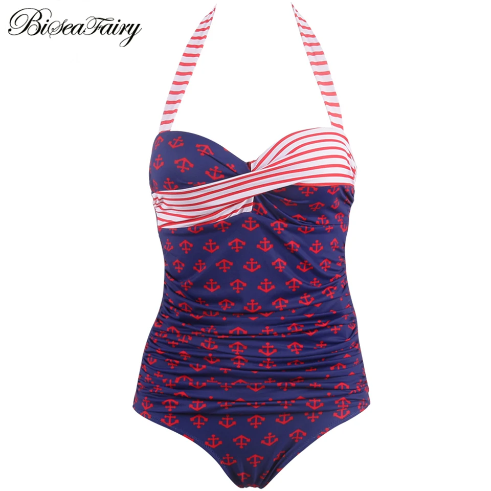 Женский слитный купальник Biseafairy купальный костюм большого размера плюс с