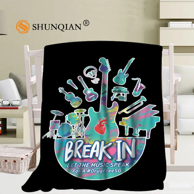 melhor Cobertor Feito Sob Encomenda Da Arte Musical Que Mistura A Tela 56x80 Polegadas 50x60 Polegada 40x50 Polegada Sofá Cama Cobertor Cobertor Adulto Criança Quente