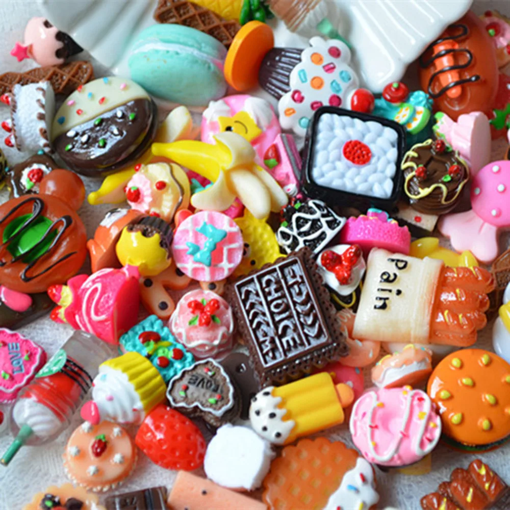 100 шт/партия ювелирные подвески для самостоятельного изготовления Милая Смола