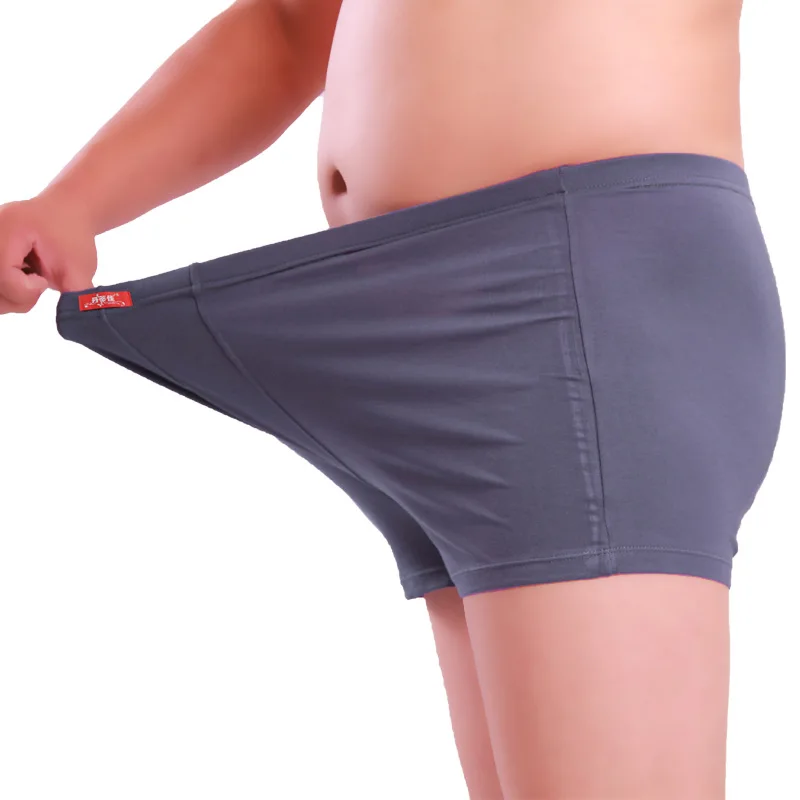 Трусы-боксеры мужские с высокой талией темно-синие/темно-серые/красные 5XL 6XL 7XL 8XL