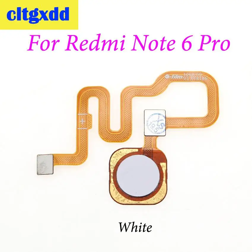 Cltgxdd для Xiaomi Redmi Note 6 Pro сканер отпечатков пальцев Главная кнопка гибкий кабель