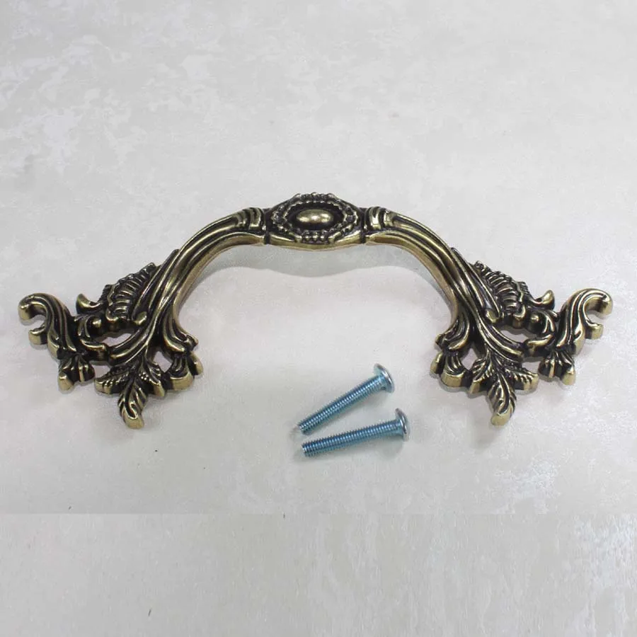 

96mm rustico vintage bronze furniture handles antique brass drawer closet cabinet pull vintage bronze dresser cupboard door knob