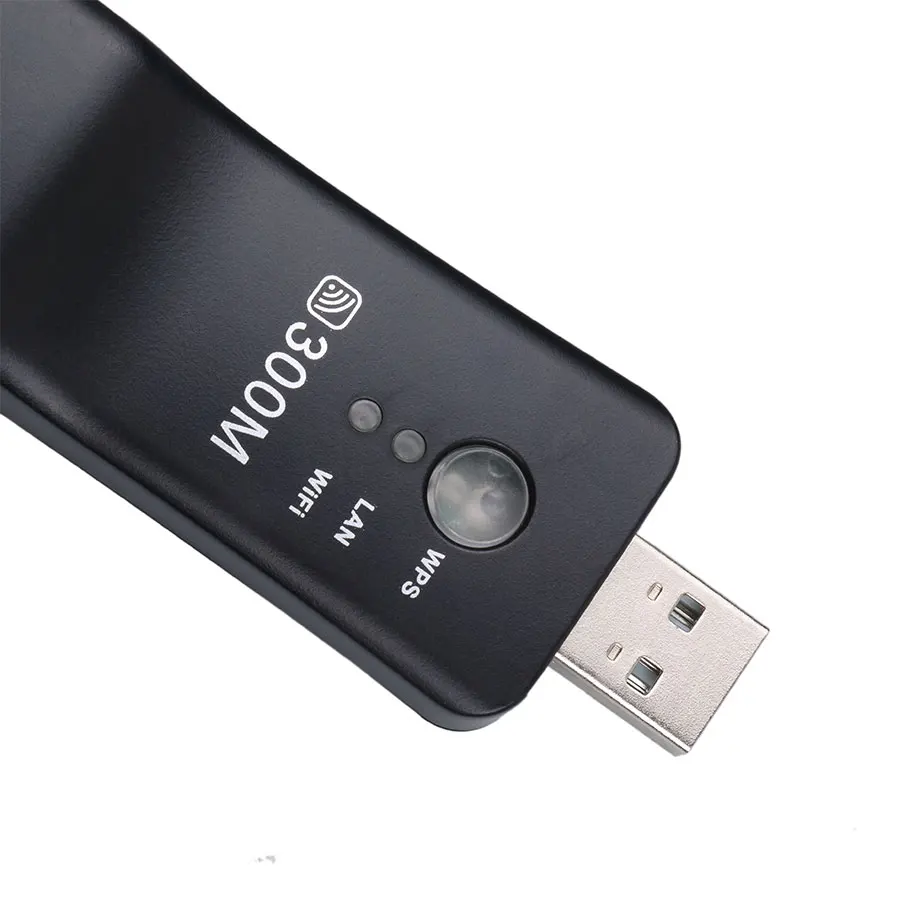 Kebidu Universal 300Mbps TV Network Wifi Adapter WPS Wireless Wi-fi Repeater RJ-45 Cable for Samsung LG Sony |