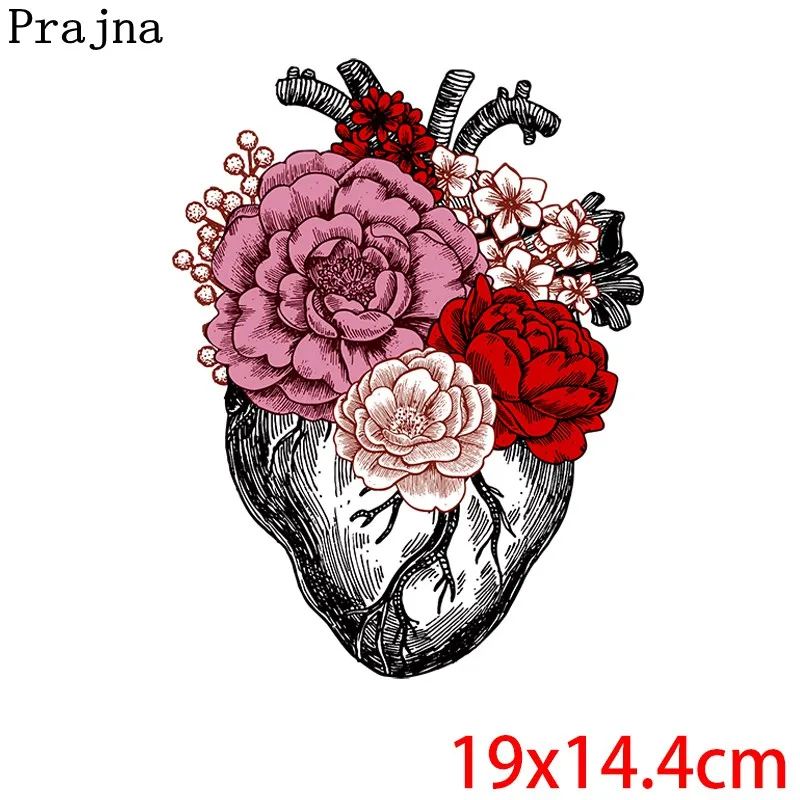 Праджня сердце патчи для одежды наклейки теплопередачи аппликация или полоску с