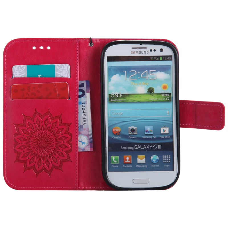 JYERAECOM люкс Ретро искусственная кожа + Мягкий силиконовый чехол для samsung Galaxy s3
