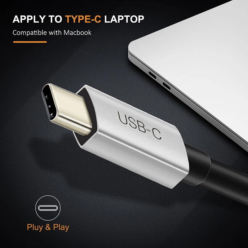 Кабель Type C концентратор USB 3 0 Type-C до 7 портов сплиттер Высокоскоростной для Macbook