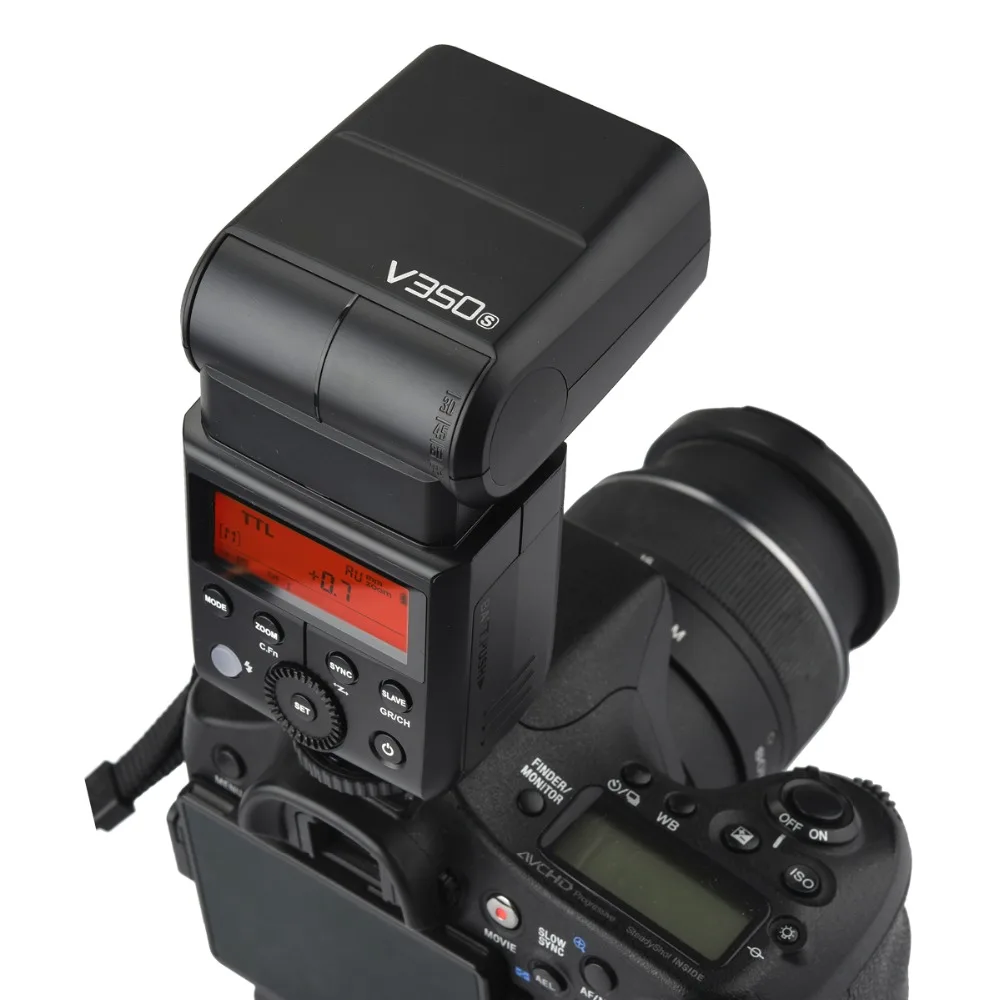 2X Godox V350S TTL HSS 1/8000s Вспышка Speedlite + Встроенный литий-ионный аккумулятор 2000 мАч X1T-S