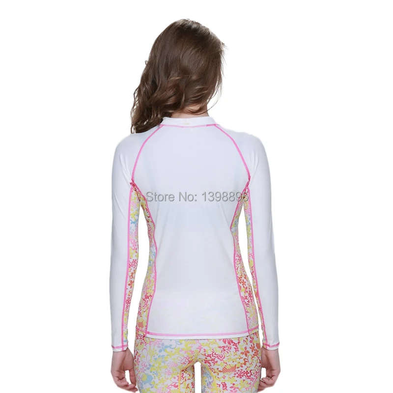Sbart upf50 женщина лайкра surf рубашка сыпь гвардии rashguard рубашки виндсерфинг серфинг