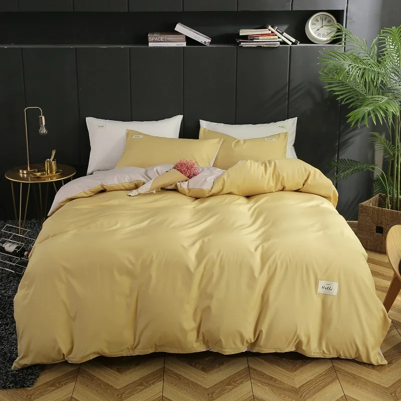 Постельные принадлежности в современном стиле из мытого шелка постельное белье