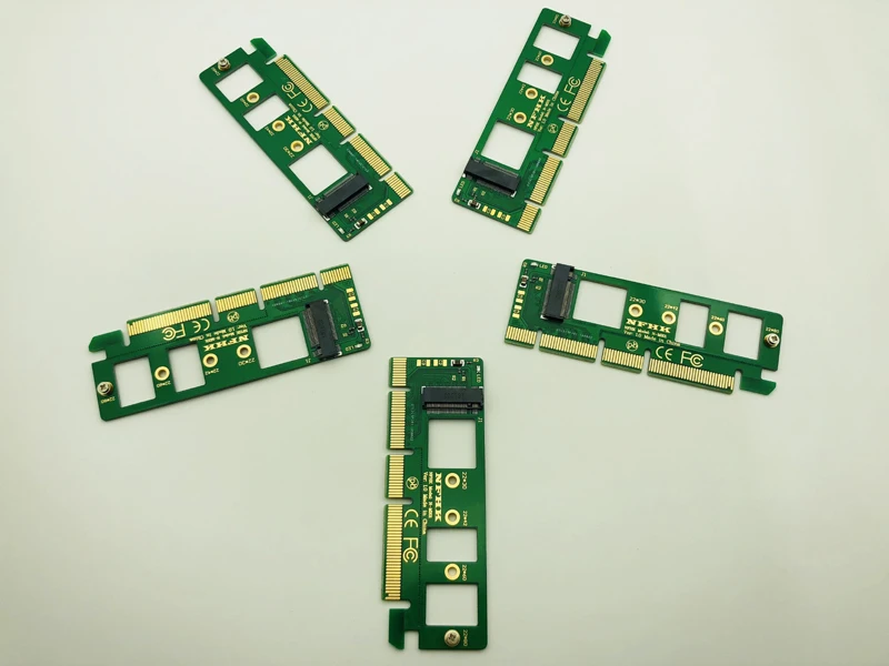 5 шт. M.2 NGFF NVME AHCI SSD к PCI E Express 3 0x4x16 переходная карта адаптер M Соединитель в форме