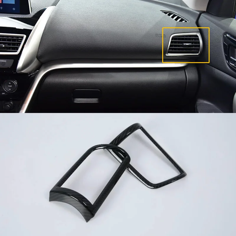 

Car Accessories Interior Decoration ABS Front Side Air Vent Outlet Cover For Mitsubishi Eclipse Cross 2018 Car-styling