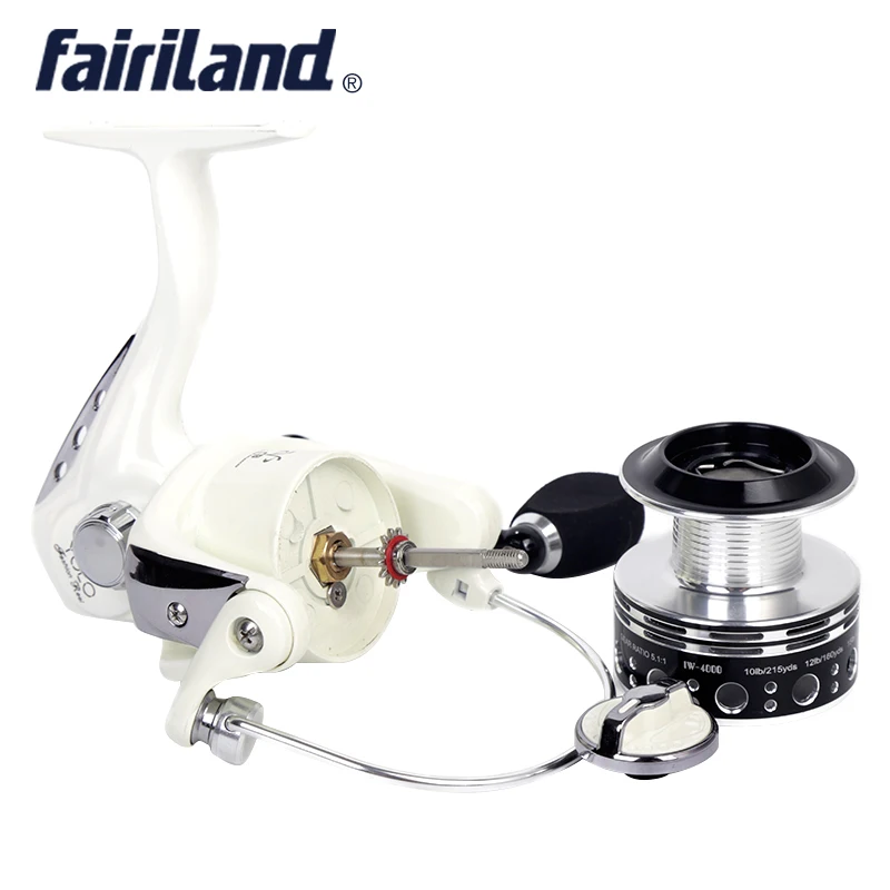 FAIRILAND CNC Точная механическая 8BB + 1 спиннинговая катушка IW 2000 6000 зеркальная