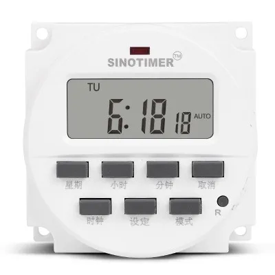 TM618N/12V DC 24VDC 110V AC 220VAC Digital Timer Switch Control Time relay | Обустройство дома