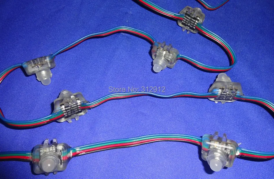 100 шт. 12 В постоянного тока мм WS2821A DMX512 светодиодный пиксельный узел IP68