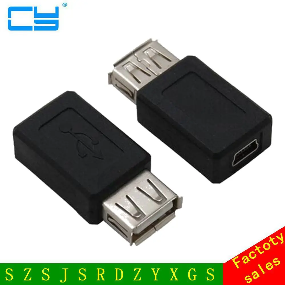10 шт./лот USB 2 0 A Тип мама к Мини usb 5pin адаптер от до mini B|usb humidifier|usb switcherusb to hdd cable |