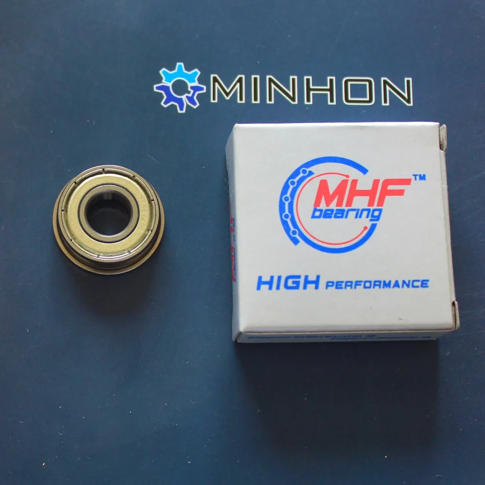 10 шт FR6ZZ MHF Миниатюрный фланцевый шарикоподшипник дюймов Размер 3/8 &quotx 7/8&quot x 9/32