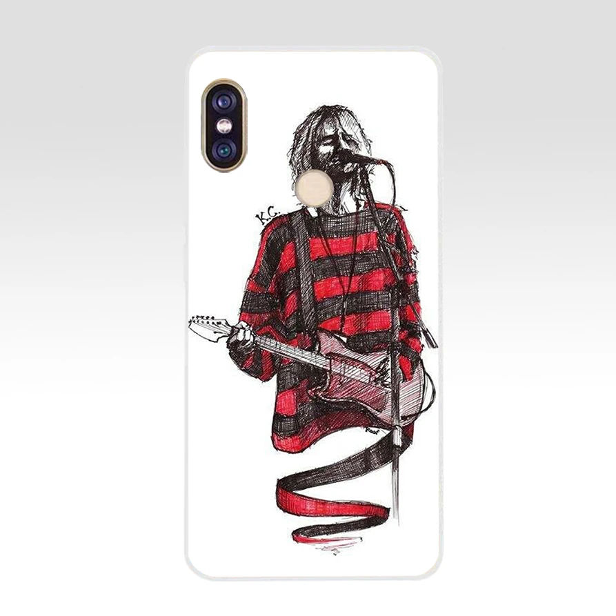 228AQ Nirvana Kurt Cobain Мягкий силиконовый чехол из ТПУ для телефона xiaomi redmi 6 pro note 5 plus 4 4x mi 8