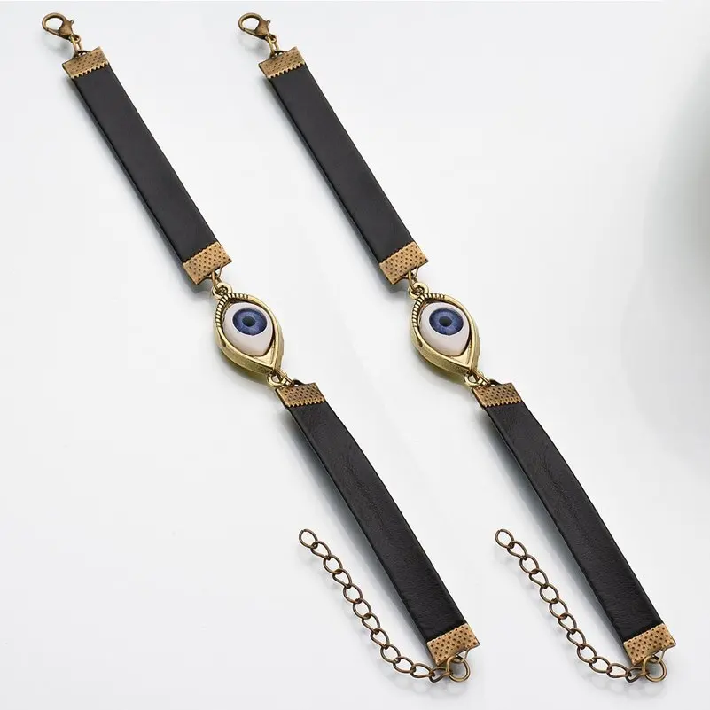 Imixlot Evil Eye Charm Bracelet Vintage Leather Bracelets Bangles For Women Pulseira Jewelry Bijoux | Украшения и аксессуары