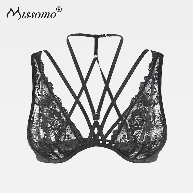 Missomo кружевной прозрачный женский бюстгальтер сексуальный VS Porno BH Bralet Modis