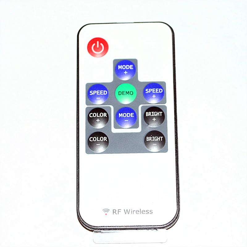 DC5 24V мини Одноцветный RGB Led диммер контроллер с беспроводным РЧ пультом