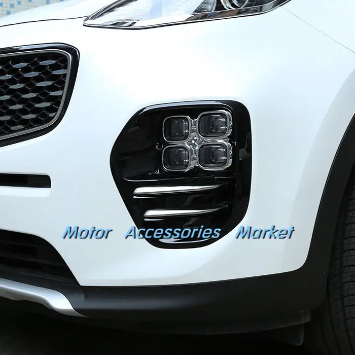 Новая хромированная передняя противотуманная фара для KIA Sportage 2017 2018|fog light cover|light