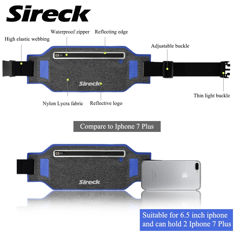 Sireck 4 цвета сверхлегкие поясные сумки для бега поясная сумка женщин на пояс
