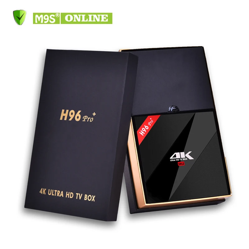 H96 Pro + Android 7 1 Smart ТВ Box Amlogic S912 Octa Core 4 К Media Player 3g 16 г core 1000 м 2 5 8 Г Bluetooth OTT | Электроника