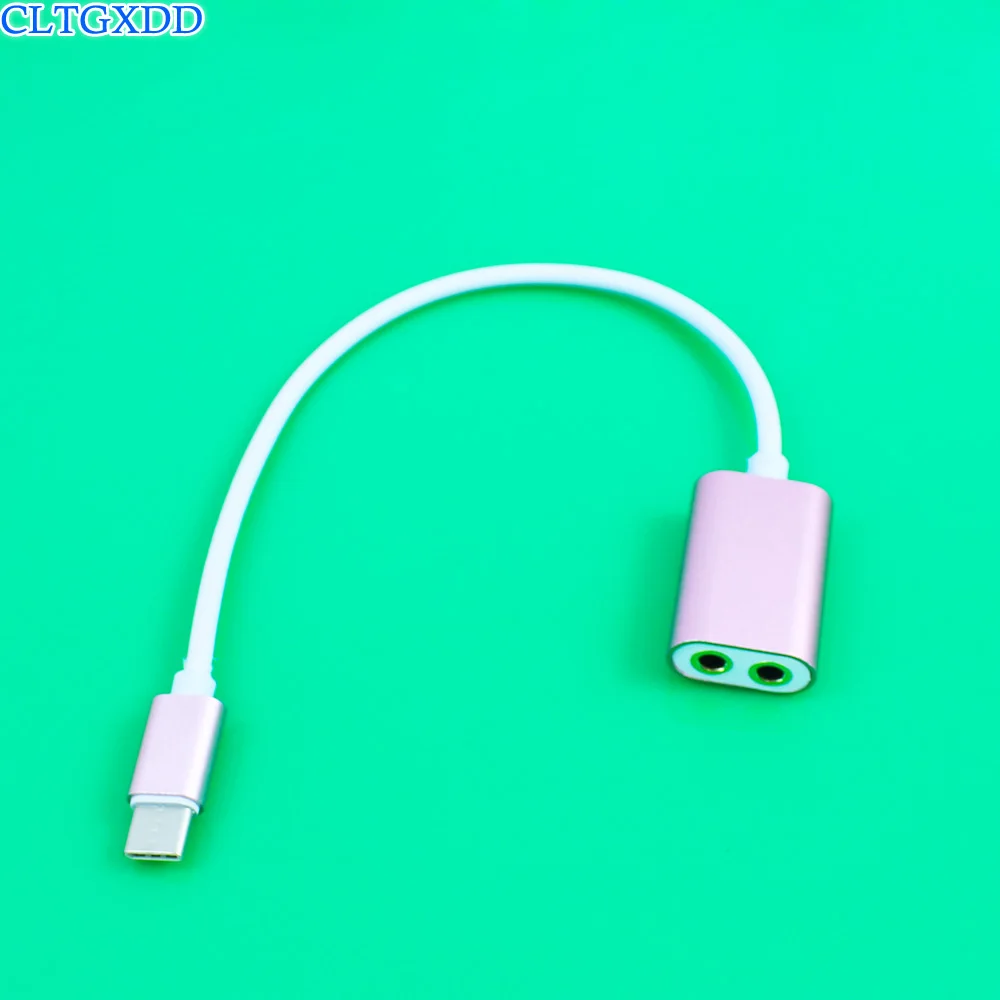 Cltgxdd Тип C USB до 3 5 мм аудио наушники стерео разъем Микрофон Женский адаптер для Moto Z