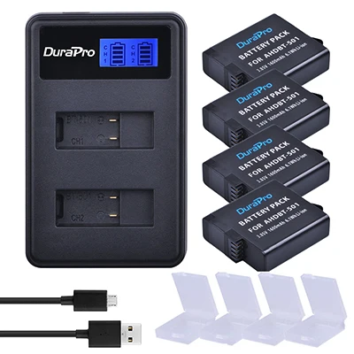 3 Battery Set 2 шт 1600 mAH AHDBT-501 AHDBT501 AHDBT 501 Аккумулятор для Gopro Hero 5+ lcd двойное USB зарядное устройство для камеры GoPro 5 Hero 6/7 - Цвет: 3 Battery Set