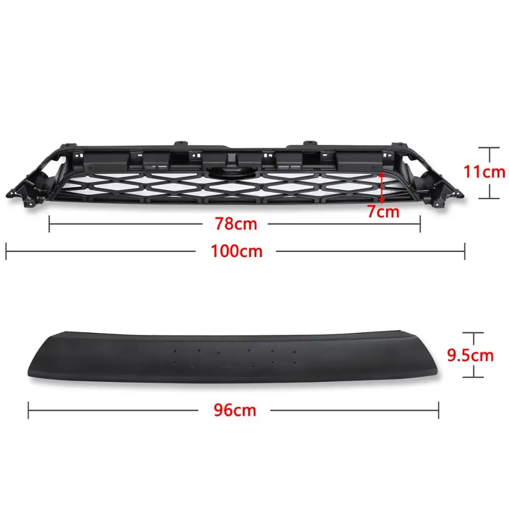 Передняя решетка для Toyota 4runner ТРД Pro 2014 2018 с женские браслеты гравировкой в