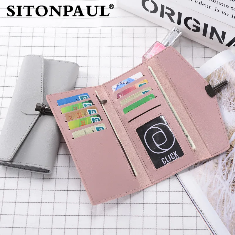 Sitonpaul Новинка 2017 года Дизайн мешок денег Для женщин Женские Кошельки Роскошные