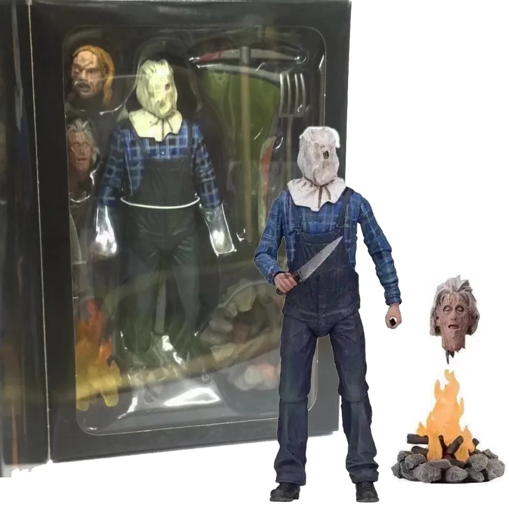 Экшн фигурка Джейсона вурхеса из ПВХ 18 см NECA пятница часть 2 Коллекционная модель