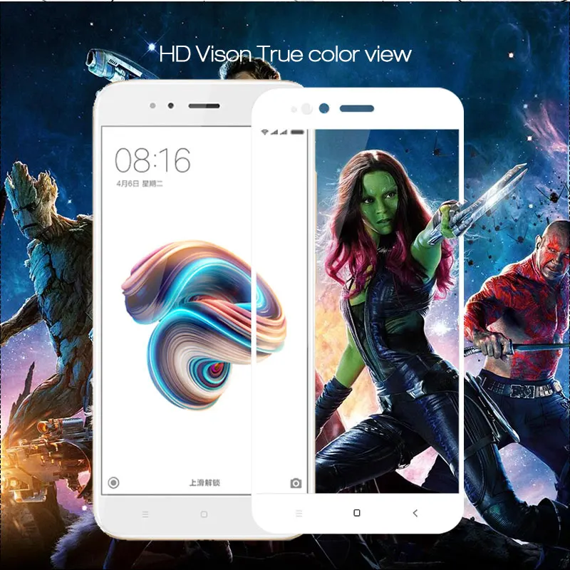 Front Film Tempered Glass For Xiaomi Mi5X 5.5&quot Screen Protector Mi 5X Explosion Proof | Мобильные телефоны и
