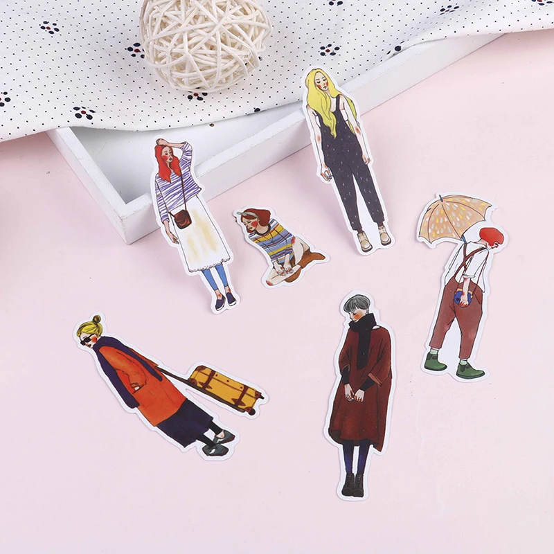 Новинка 281 шт./лот наклейка s милые девушки Kawaii Скрапбукинг для ноутбука записная