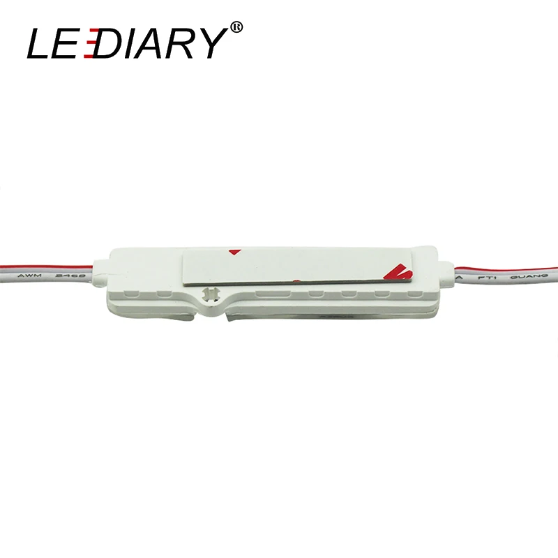 ZMISHIBO 10 шт./лот DC12V LED moulle Light 1 Вт Холодный белый 9500K 3LED в одной лампе PC крышка