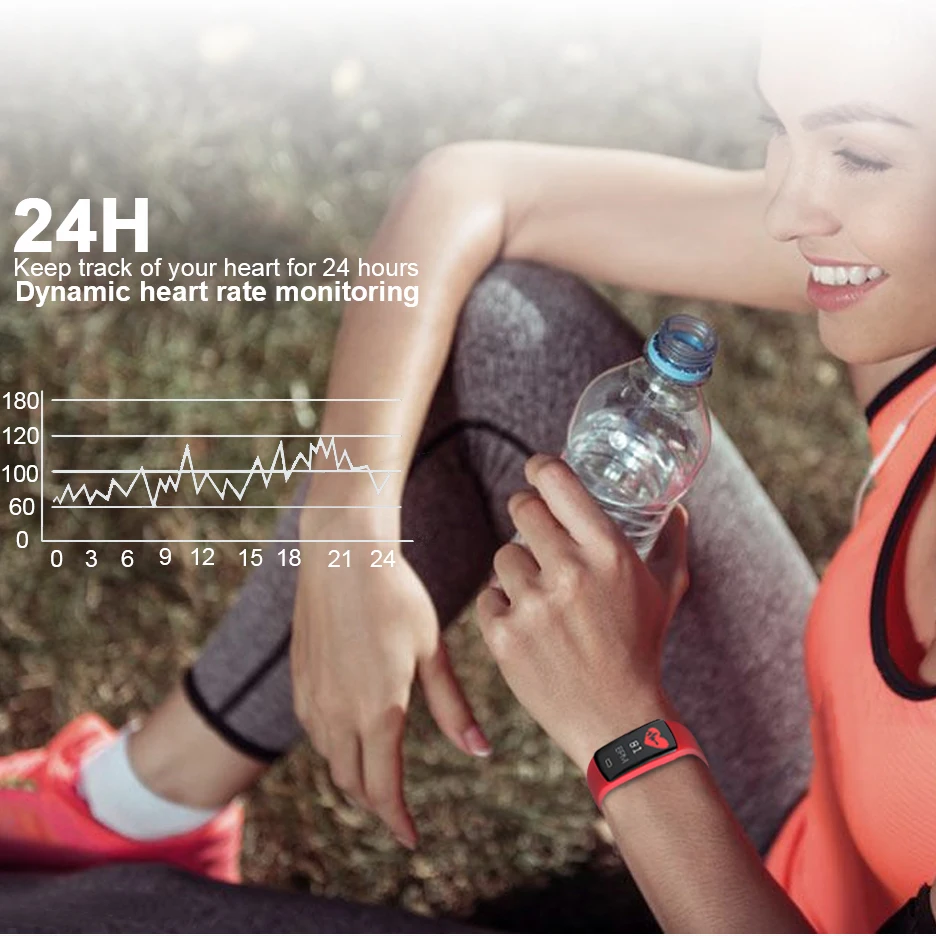 Smart Bracelet Y9 Sport Wristband Heart Rate Monitor Watch Activity Fitness Tracker Band for Android IOS VS Mi 3|Смарт-браслеты| |