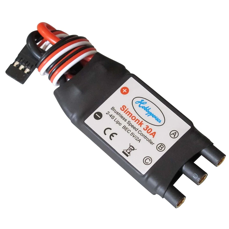 6 шт. Hobbypower SimonK 30A ESC Бесщеточный Регулятор скорости BEC 5V 2A для DIY Hexacopter F550 S550 |