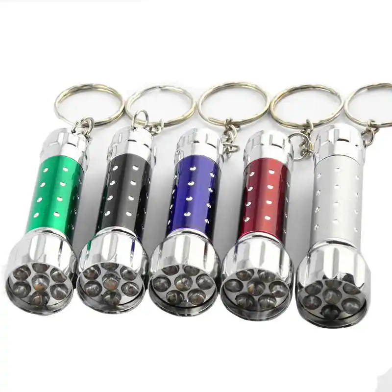 Мини 7 LED Портативный супер яркий фонарик карманные светодиодные фонари