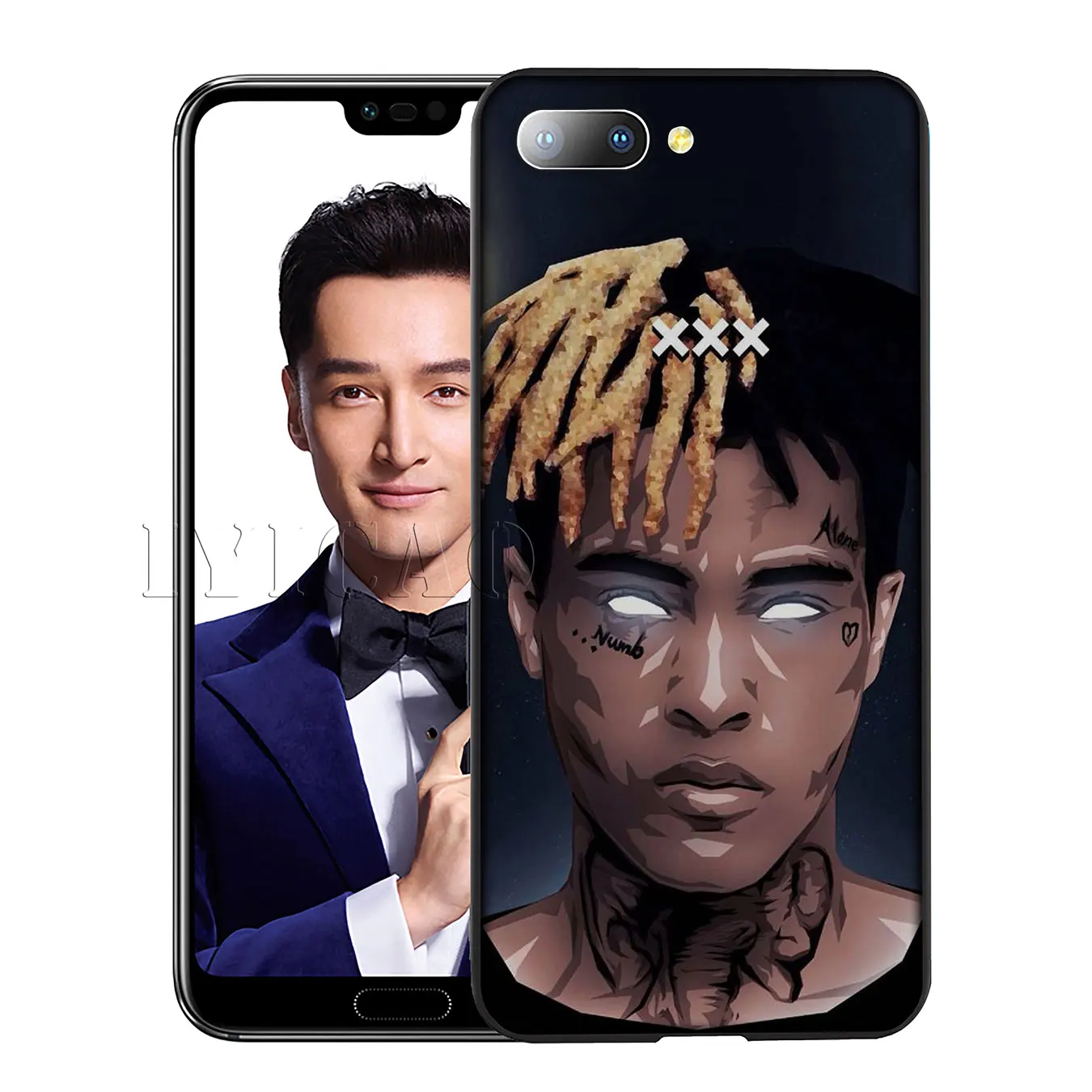 IYICAO Xxxtentacion Черный силиконовый мягкий чехол для Huawei Y7 Y6 премьер Y9 2018 честь 8C 8X8 9 10