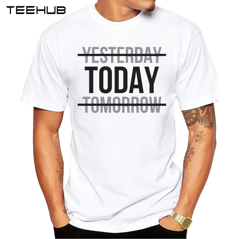 Новое поступление 2019 крутая Мужская мода TEEHUB вчера сегодня завтра дизайнерская