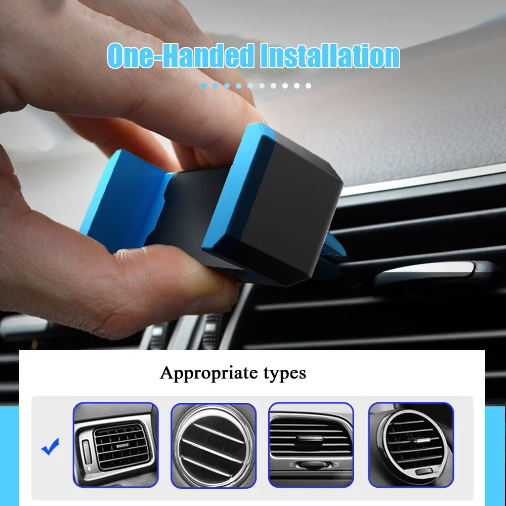 Universa 360 Вращение автомобилей Air Vent Стенд Автомобильный держатель телефона для iPhone
