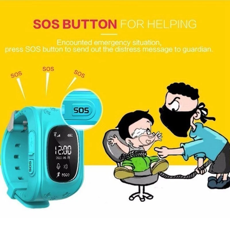 Icoque q50 GPS Смарт часы для детей безопасные детские SOS телефонные звонки Детские
